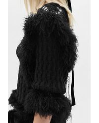 Ann Demeulemeester - Dudu Scallop Neck Fitted Sweater - Lyst