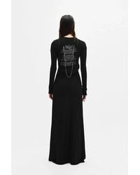 Ann Demeulemeester - Eva Long Open Back Knitted Dress - Lyst