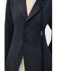 Ann Demeulemeester - Abke X-Long Open Front Fitted Coat - Lyst