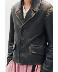 Ann Demeulemeester - Malik Fitted Boxy Blouson - Lyst