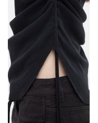 Ann Demeulemeester - Mara Wrinkled Cropped Tank Top - Lyst