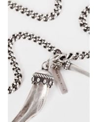 Ann Demeulemeester - Mikke Chunky Necklace With Charm - Lyst