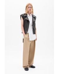 Ann Demeulemeester - Botel Wide Leg Pleated Trousers - Lyst