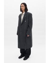Ann Demeulemeester - Leonard Beaver Wool Coat - Lyst