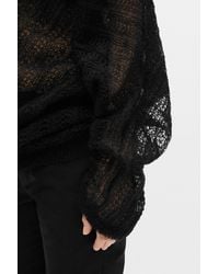 Ann Demeulemeester - Christabel Bias Cut Sweater - Lyst
