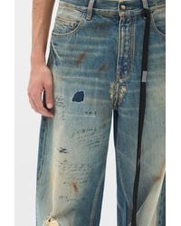 Ann Demeulemeester - Evan 5 Pockets Straight Leg Loose Trousers - Lyst