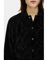 Ann Demeulemeester - Arya Velvet Bomber Jacket - Lyst