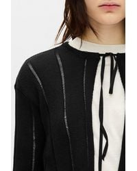 Ann Demeulemeester - Jacklin Brushed Rib Cropped Cardigan - Lyst