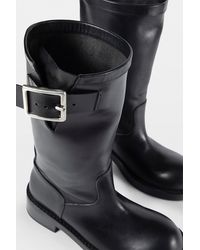 Julius Engineer Talos Boots in Black for Men | Lyst