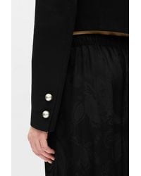 Ann Demeulemeester - Bab Stand Collar Blouson - Lyst