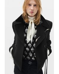Ann Demeulemeester - Carlos Diamond Stitch Sweater - Lyst