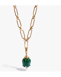 Annoushka - Tulips 14ct Yellow Gold Malachite Knuckle Necklace - Lyst