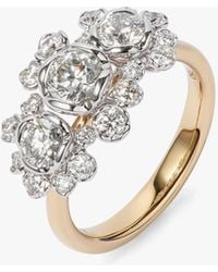 Annoushka - 18Ct Marguerite Diamond Engagement Ring - Lyst