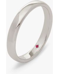 Annoushka - Ruby 3Mm Wedding Ring - Lyst
