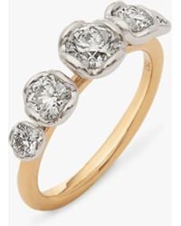 Annoushka - 18Ct And Marguerite 18Ct Five Diamond Engagement Ring - Lyst