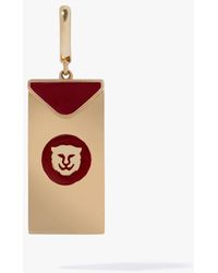 Annoushka Mythology 18ct Gold Chinese Tiger Red Envelope Charm - Multicolour