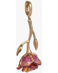 Annoushka - X The Vampire's Wife 18ct Yellow Gold Rose Charm Pendant - Lyst