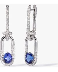 Annoushka - Knuckle Dust Tanzanite & Diamond Earrings - Lyst