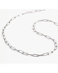 Annoushka - 14ct White Gold Short Mini Cable Chain Necklace - Lyst