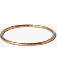 Annoushka - 18ct Gold Organza Large Bangle - Lyst