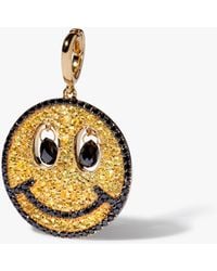 Annoushka - 18ct Yellow Gold Yellow Sapphire Happy Charm Pendant - Lyst