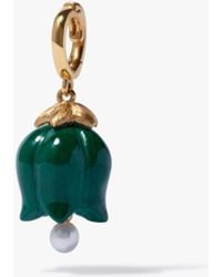 Annoushka - Tulips 18ct Yellow Gold Malachite Charm Pendant - Lyst