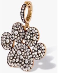 Annoushka - Diamond Paw Print Charm Pendant - Lyst