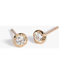 Annoushka - Whoopsie Daisy 0.20Ct Diamond Stud Earrings - Lyst