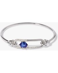 Annoushka - Knuckle Dust Tanzanite & Diamond Bangle - Lyst