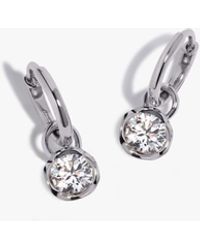 Annoushka - Small Hoop Whoopsie Daisy 0.70Ct Diamond Earrings - Lyst