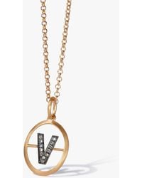 Annoushka - Initial V Necklace - Lyst