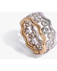 Annoushka - Whoopsie Daisy Diamond Ring Stack - Lyst