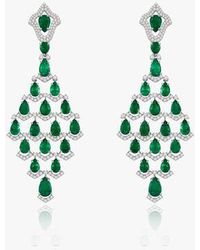 Annoushka Sutra Emerald Earrings - Green