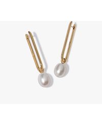 Annoushka - Knuckle Pearl Long Earrings - Lyst