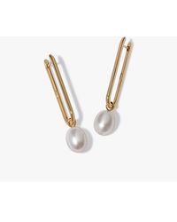 Annoushka - Knuckle Pearl Long Earrings - Lyst