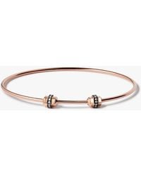 Annoushka - 18ct Rose Gold Sapphire Small/medium Charm Bangle - Lyst