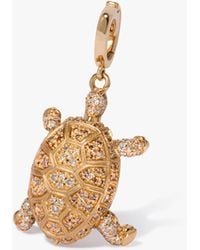 Annoushka - Mythology 18ct Yellow Gold Diamond Baby Turtle Pendant - Lyst
