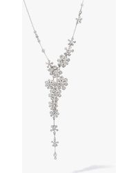 Annoushka Marguerite 18ct White Gold Diamond Cocktail Necklace - Metallic