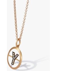 Annoushka - Initial Y Necklace - Lyst