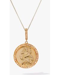 Gold St Christopher Necklaces for Women 