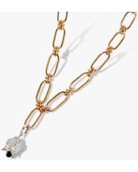 Annoushka - Tulips 14ct Yellow Gold Diamond Charm Necklace - Lyst