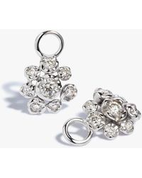 Annoushka - Marguerite 18ct White Gold Diamond Large Earring Drops - Lyst