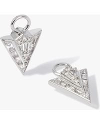 Annoushka - Flight 18ct White Gold Diamond Arrow Earring Drops - Lyst