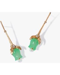 Annoushka - Tulips 18ct Yellow Gold Jade Earrings - Lyst