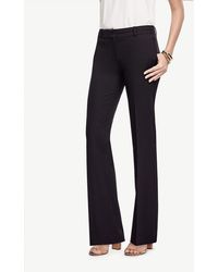 Ann Taylor The Tall Trouser In All-season Stretch - Devin Fit - Black