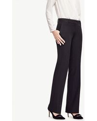 Ann Taylor The Tall Trouser In All-season Stretch - Kate Fit - Black