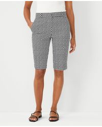 Ann Taylor The Boardwalk Short in White Womens Clothing Shorts Knee-length shorts and long shorts 