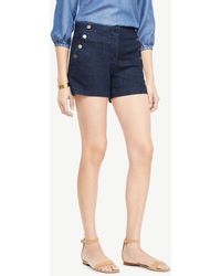 ann taylor jean shorts