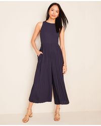 ann taylor white jumpsuit