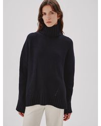 Another Tomorrow - Oversized Turtleneck Sweater - Lyst
